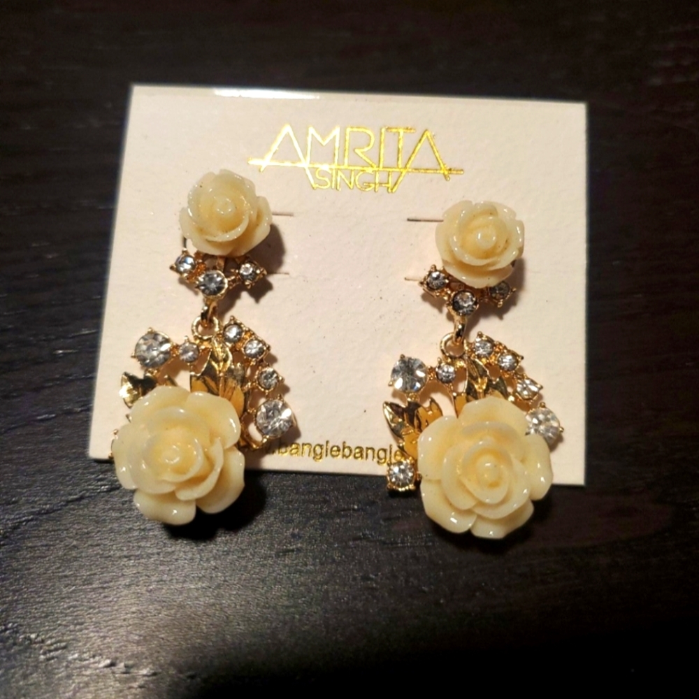 Amrita Singh Rose Earrings